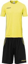 Uhlsport Score Set Manches Courtes Fluo Jaune- Zwart Taille M