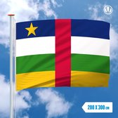 Vlag Centraal Afrikaanse Republiek 200x300cm - Glanspoly