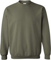 Gildan Zware Blend Unisex Adult Crewneck Sweatshirt voor volwassenen (Militair Groen)