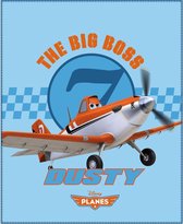 Disney Planes Dusty - Fleece plaid - 110 x 140 cm - Blauw