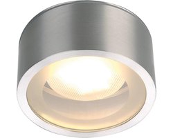 SLV buiten plafondlamp Rox Ceiling Out - geborsteld aluminium