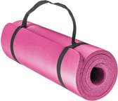 Green Hill Fitnessmat - Yogamat - Sportmat 180x60x1cm - Roze