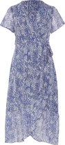 Promiss - Female - Wikkeljurk met lurexprint  - Koningsblauw