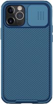 Nillkin CamShield iPhone 12/12 Pro MagSafe Case Camera Slider Blauw