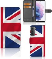 Telefoonhoesje Geschikt voor Samsung Galaxy S21 Plus Wallet Book Case Groot-Brittannië