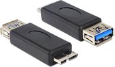 Delock - USB 3.0 A naar micro USB Verloopstekker - Zwart