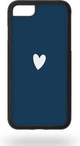 Blue heart Telefoonhoesje - Apple iPhone 7 / 8 / SE2