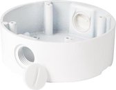 Velleman Montagebeugel voor beveiligingscamera, geschikt voor CAMTVI8W1 en CAMCOLD26W, lichtgewicht, Ø 119 x 43 mm, eenvoudige installatie, wit