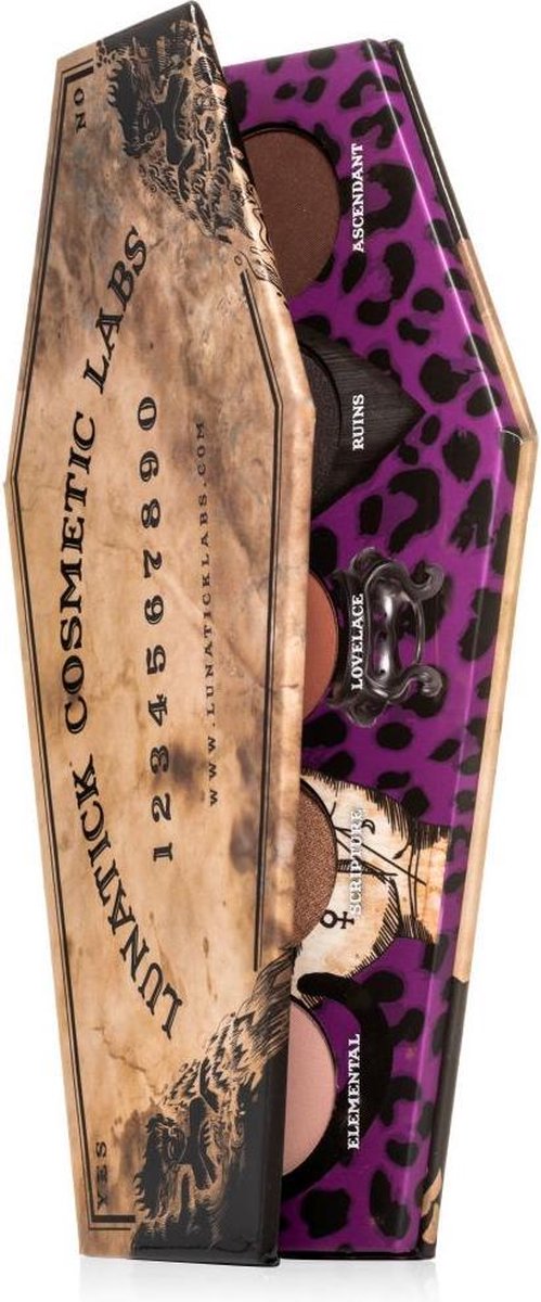 Lunatick Cosmetic Labs Oogschaduw palette Relic Coffin Palette