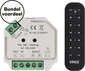 Draadloze LED dimmer 230V complete set incl. 5 zone RF afstandsbediening