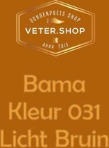 Bama G56 schoen creme voor glad leer - 50ml schoenpoets - 031 lichtbruin