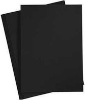Papier - Zwart- A4 - 21x29,7cm - 80 gram - Happy Moments - 20 vellen