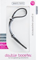 Double Booster - Black - Cock Rings