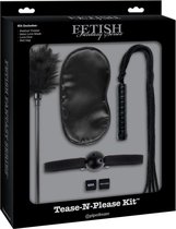 Tease-N-Please Kit - Black - Kits - Bondage Toys