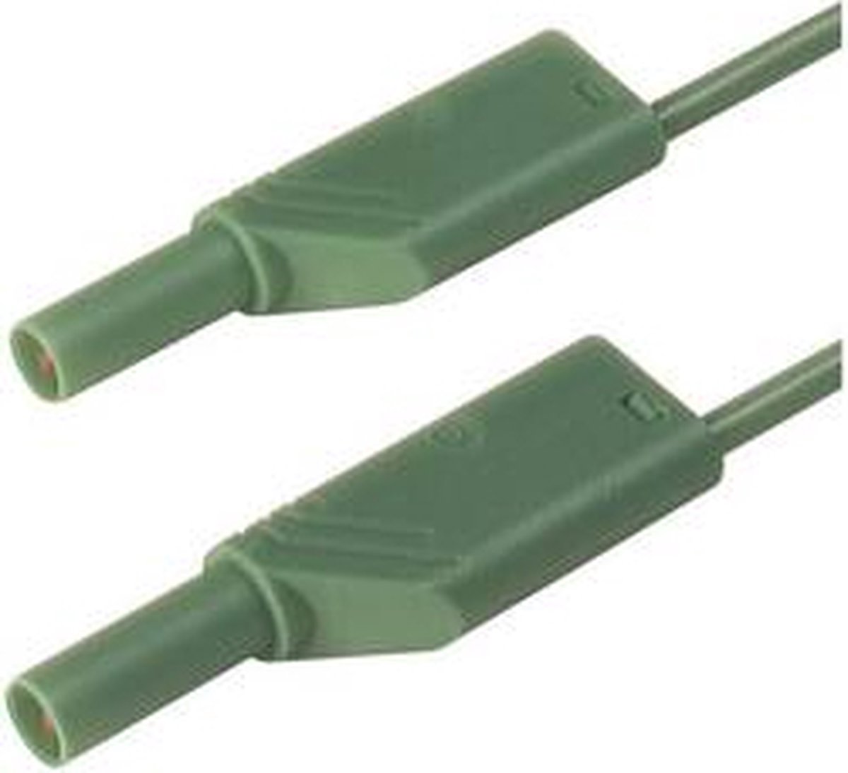 SKS Hirschmann MLS WS 100/1 gn Veiligheidsmeetsnoer Banaanstekker 4 mm Banaanstekker 4 mm 1.00 m Groen 1 stuk(s)