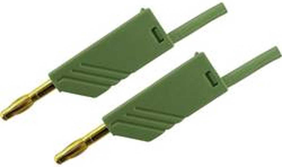 Hirschmann Test & Measurement MLN 50/2,5 GN Meetsnoer Banaanstekker 4 mm Banaanstekker 4 mm 0.50 m Groen 1 stuk(s)