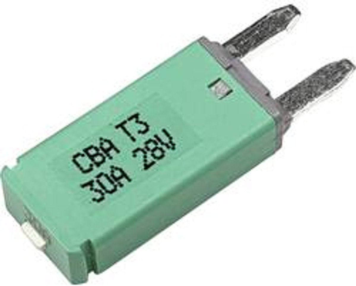 Hansor Circuit Breaker Mini, type 3. Manual Reset, 30A CBA3 Series 30A Zekeringautomaat standaard vlakzekering 30 A Gro