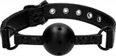 Breathable Luxury Ball Gag - Black - Bondage Toys - Gags