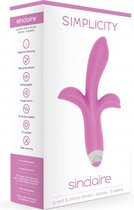 SINCLAIRE G-spot + clitoral vibrator - Pink - G-Spot Vibrators