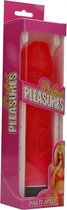 Perfect Pleasure multi-speed Vibrator - 22 cm- Red - Realistic Vibrators