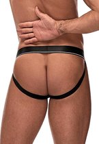 Cock Ring Jock - Burgundy -  - L/XL - Lingerie For Him - Jocks
