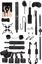 Advanced Bondage - Black - Kits - Bondage Toys