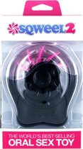 Sqweel 2 Oral Sex Simulator - Black - Clitoral Stimulators