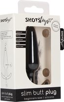 Slim Butt Plug - Black - Butt Plugs & Anal Dildos - Shots Toys New