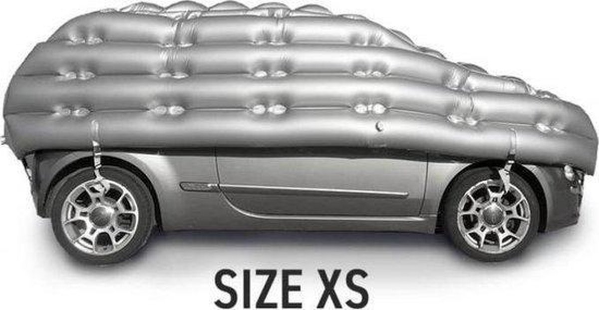 Hailsuit Autohoes - Weerbestendige anti-hagel bescherming (tot 60 mm) - universele auto cover voor extreme weersomstandigheden - weerbestendig, UV-bestendig - XS
