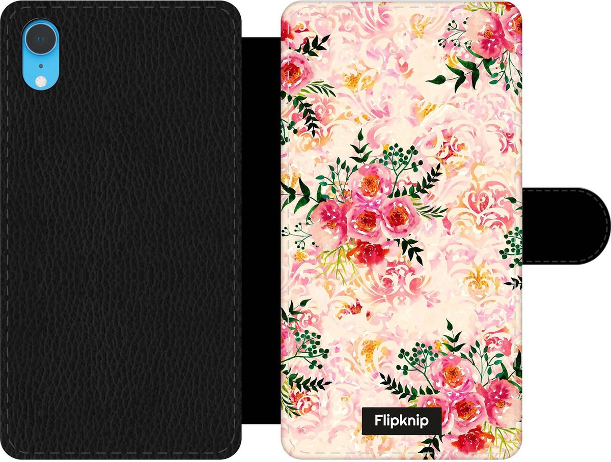 Wallet case - geschikt voor iPhone Xr - Floral N°4