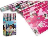 Princess Nella Prinses cadeaupapier inpakpapier  (70 x 200 cm) 5 rollen