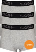 Sloggi Men GO Hipster - heren boxers (3-pack) - grijs -  Maat: M