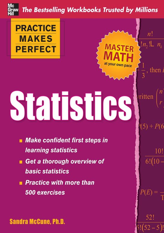 Practice Makes Perfect Statistics - cover