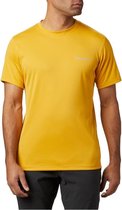 Columbia Zero Rules Short Sleeve Shirt 1533313790, Mannen, Geel, T-shirt, maat: M