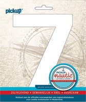 Pickup Nautic plakcijfer 150mm wit 7