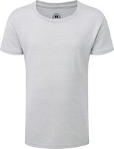 Russell Kinderen/meisjes Korte mouwen HD T-Shirt (Zilveren mergel)
