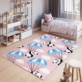 Tapiso Pinky Vloerkleed Dieren Kleed Kinderkamer Speeltapijt Maat- 160x220