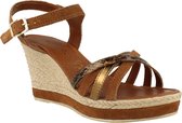 Marco Tozzi Dames Sandaaltje 2-2-28346-26 320 bruin F-breedte Maat: 41 EU