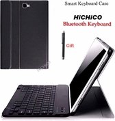 Apple iPad Pro10.5 inch (2017) HiCHiCO Smart Keyboard Case Zwart - Magnetically Detachable - HiCHiCO Wireless Bluetooth Keyboard hoesje met toetsenbord en Stylus Pen