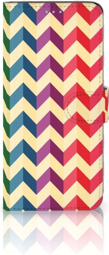 Flip Case pour OPPO A73 5G Coque Zigzag Couleur