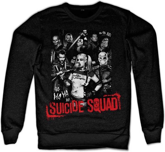DC Comics Suicide Squad Sweater/trui -XL- Suicide Squad Zwart