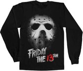 Friday The 13th Longsleeve shirt -XL- Friday The 13th Zwart