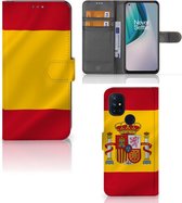 Wallet Case OnePlus Nord N10 Smartphone Hoesje Spanje