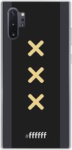 6F hoesje - geschikt voor Samsung Galaxy Note 10 Plus -  Transparant TPU Case - Ajax Europees Uitshirt 2020-2021 #ffffff