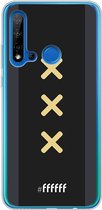 6F hoesje - geschikt voor Huawei P20 Lite (2019) -  Transparant TPU Case - Ajax Europees Uitshirt 2020-2021 #ffffff