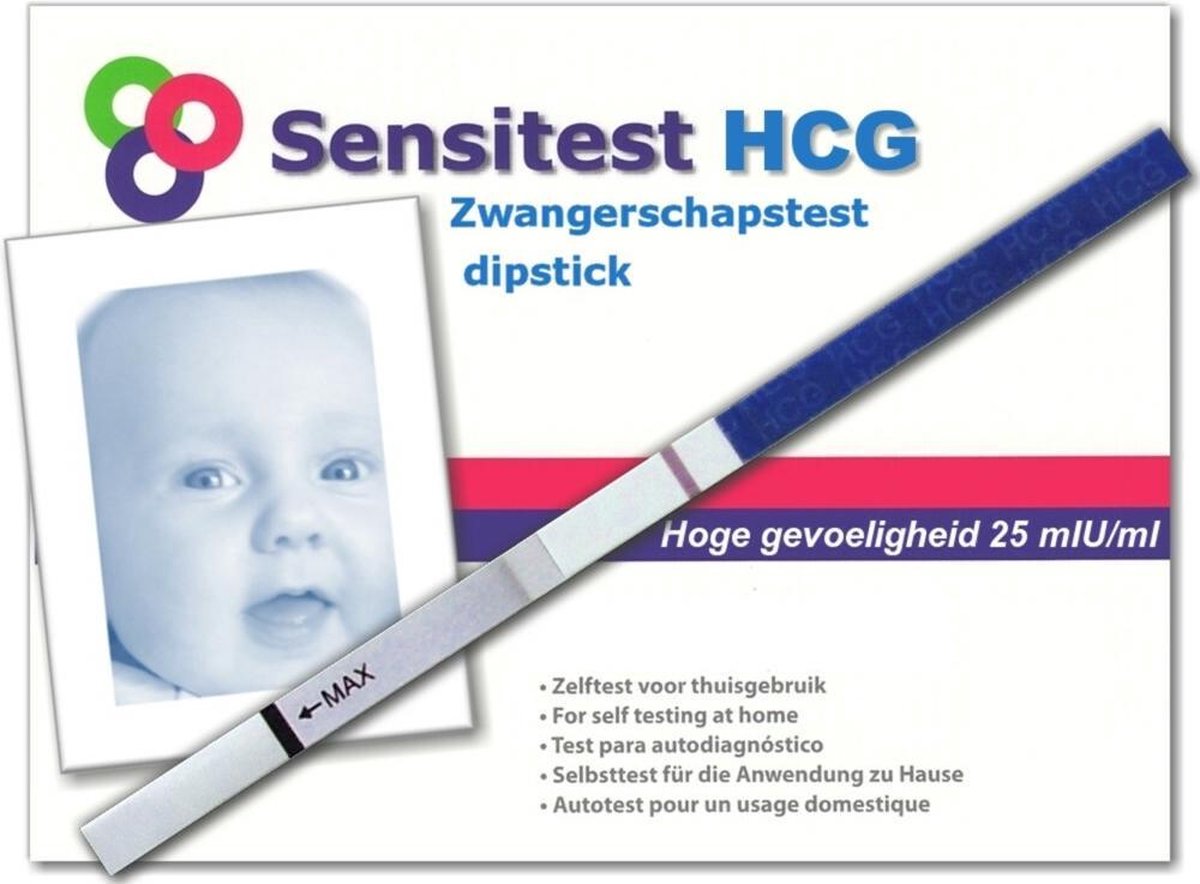Sensitest zwangerschapstest dipstick 3 stuks