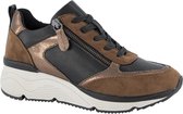 Graceland Dames Bruine chunky sneaker sierrits - Maat 36