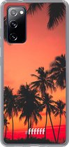 6F hoesje - geschikt voor Samsung Galaxy S20 FE - Transparant TPU Case - Coconut Nightfall #ffffff