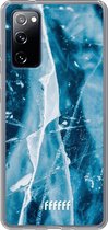 6F hoesje - geschikt voor Samsung Galaxy S20 FE - Transparant TPU Case - Cracked Ice #ffffff