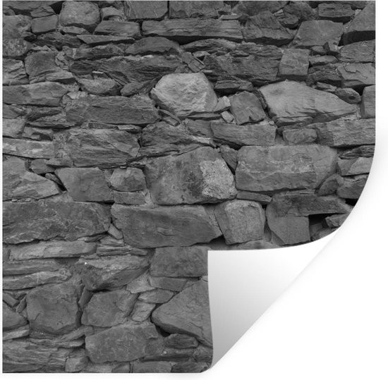 Muursticker muur- Muur met losse stenen - 30x30 cm - zelfklevend... | bol.com